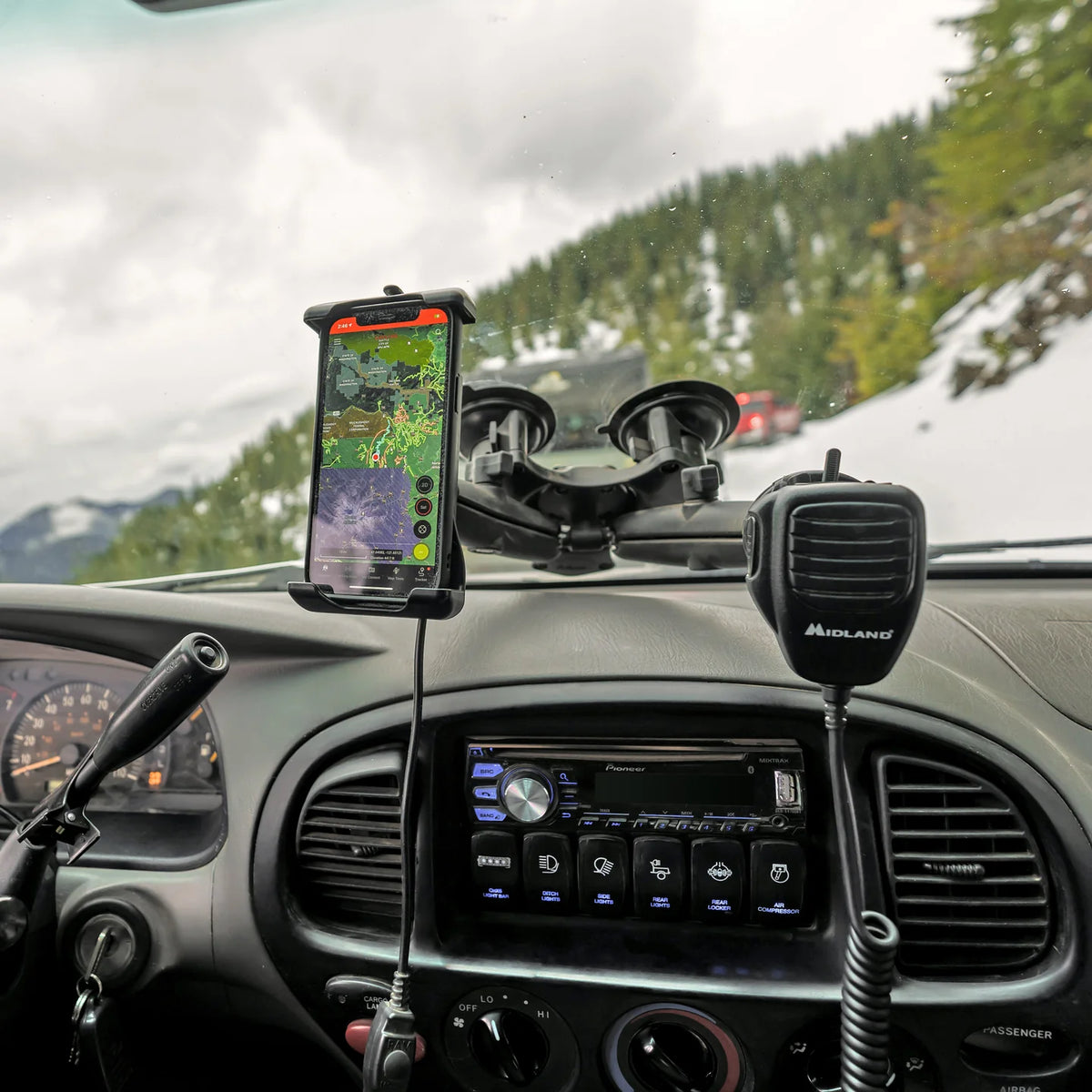 RAM® Double Socket Arm - B Size Long | Phone Holders