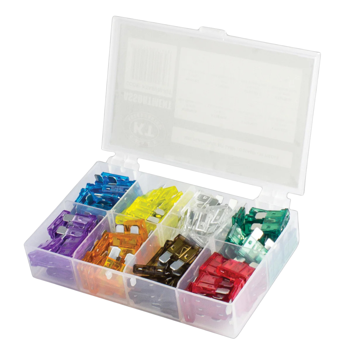 KT Blade Fuse Kit, Assorted, 120 Pieces
