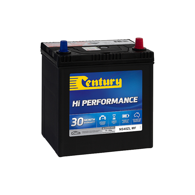NS40ZL MF Century Hi Performance Battery 360CCA 63RC 38AH