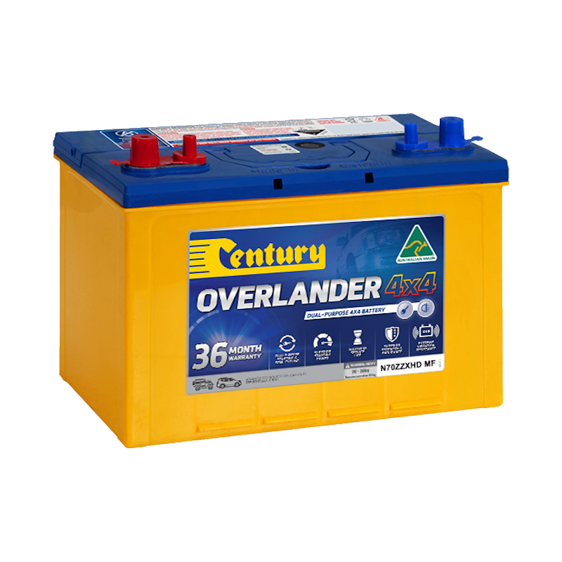 Century N70ZZXHD MF 12V Overlander 4x4/SUV Battery – 760CCA 100Ah