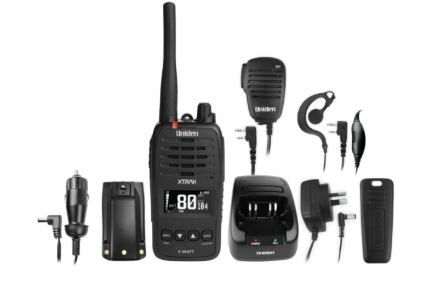 Uniden XTRAK50 Pro 5W Waterproof Smart UHF Handheld Radio
