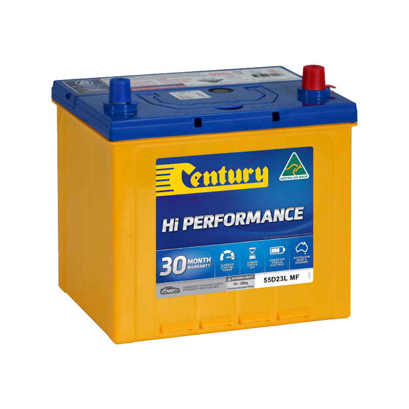 55D23L MF Century Hi Performance Battery 540CCA 105RC 60AH