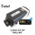 Belief 2.2kW Diesel Air Heater Full Installation Kit (12V) – ALT SP MODEL