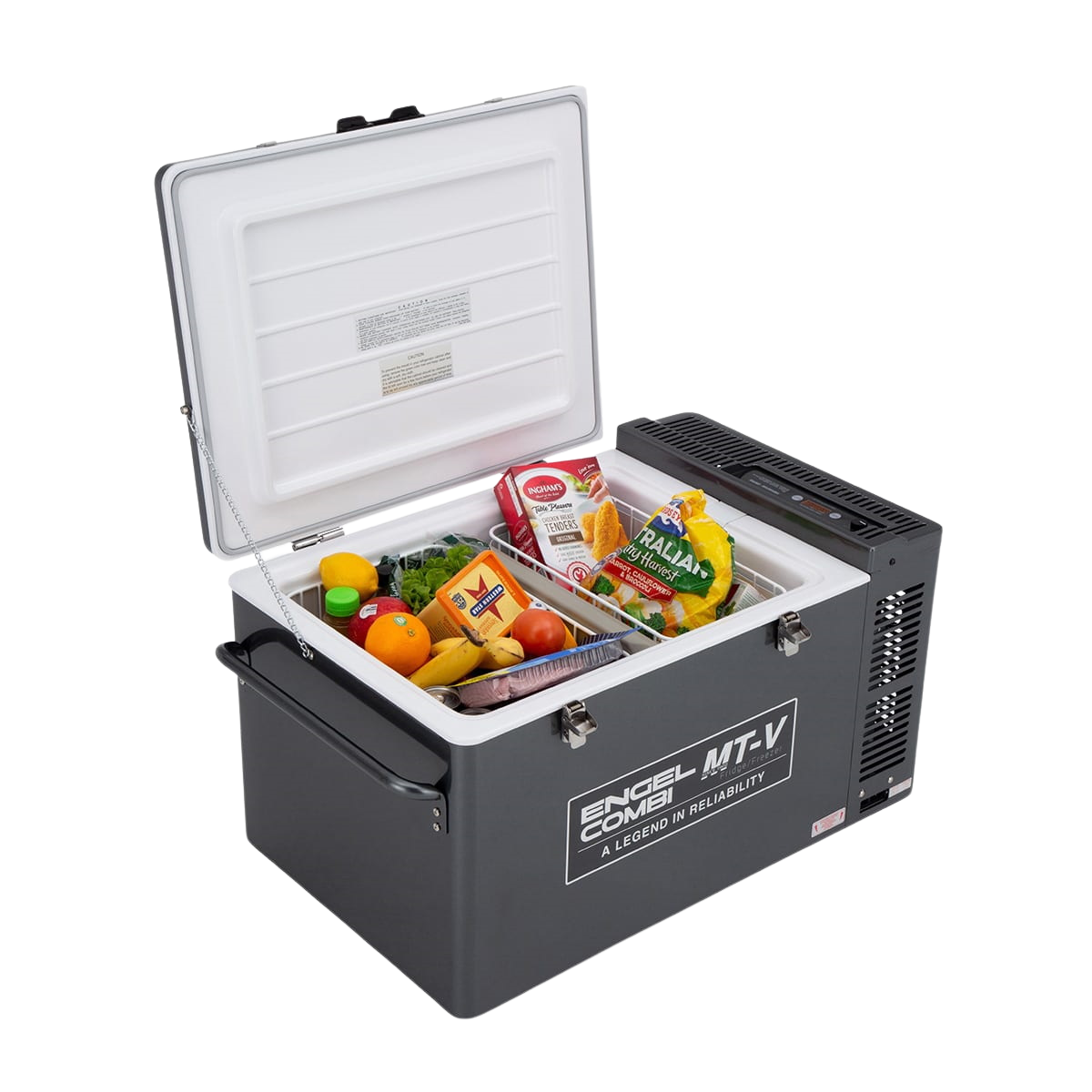 Engel MT-V Combi Series 57 Litre, Gunmetal, 12/24V DC (2.6/1.3A) & 240V AC