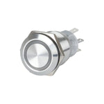 Series of Metal Push Button Switches w/LED On/Off, 19mm 5V