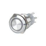Series of Metal Push Button Switches w/LED On/Off, 19mm 5V