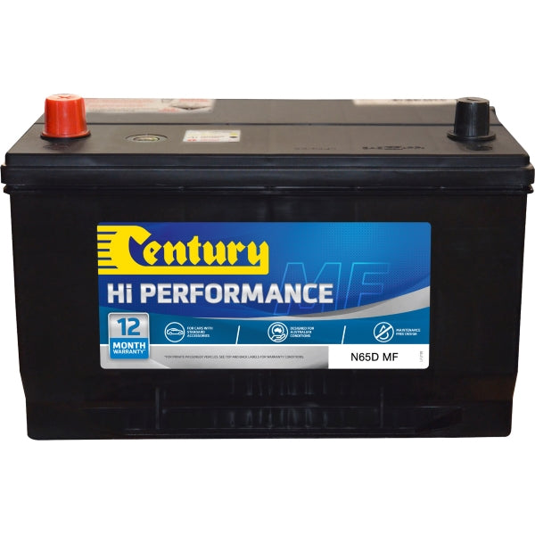 N65D MF Century Hi Performance Battery 750CCA 135RC 80AH - view 4