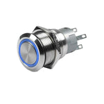 Series of Metal Push Button Switches w/LED On/Off, 19mm 5V