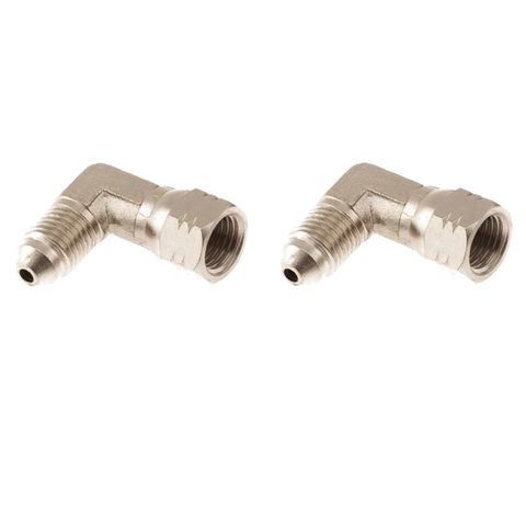 ARB Air Fitting Adaptor 90 Degree Elbow JIC-04(M) JIC-04(F) (2 Pk)