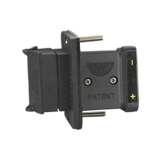 Anderson-Style Plug Cover — Flush Mount SB50 Black