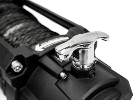 Carbon 12K - 12000lb Winch V3 with MegaPro Hook