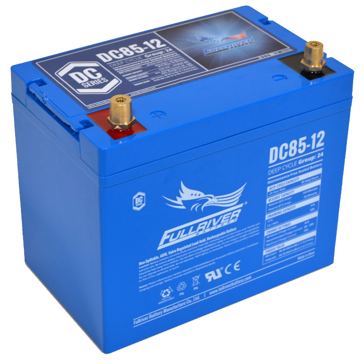 Fullriver Deep Cycle AGM Battery 85Ah