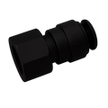 Female Plastic Connector For 12mm x 1/2 FBSP