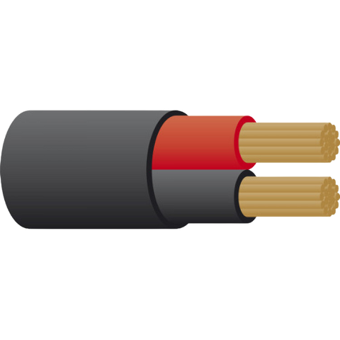 B&S Twin Core Battery Cable, 6 & 8 B&S (Red & Black)