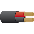 Tycab Series of B&S Twin Core Cable Black Sheath (black & red inside)
