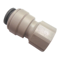 Female Plastic Connector For 12mm X 3/8 FBSP