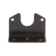 Angled Mounting Bracket — Small Round Metal Trailer Socket