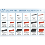 Dual WallHeatshrink Assortment Kit 300Pcs Red And Black L-50mm