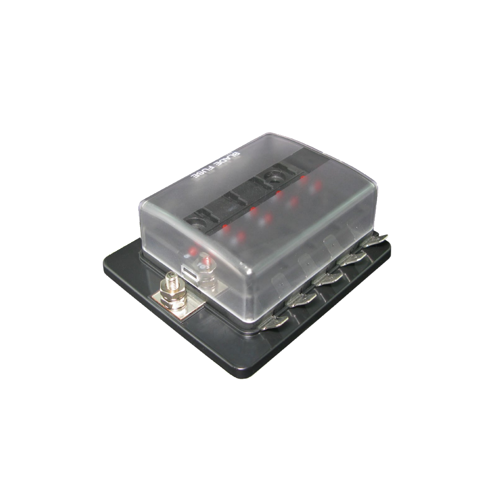 Qvee ATO Fuse Box With LED Indicators 10 Way Block
