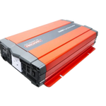 A Redarc 2000W 12V Pure Sine Wave Inverter with an orange and black color scheme.