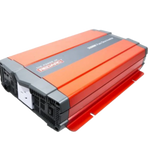A Redarc 2000W 12V Pure Sine Wave Inverter with an orange and black color scheme.