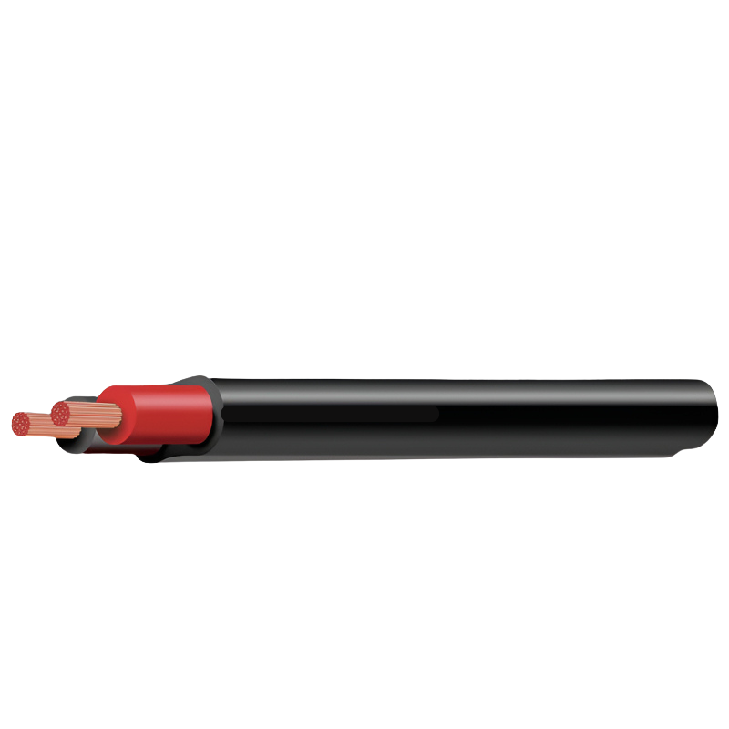 Tycab Series of Twin Core Cable Black Sheath (Red & Black inside)