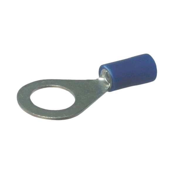 Series of 4mm Blue Insulated Ring Terminals