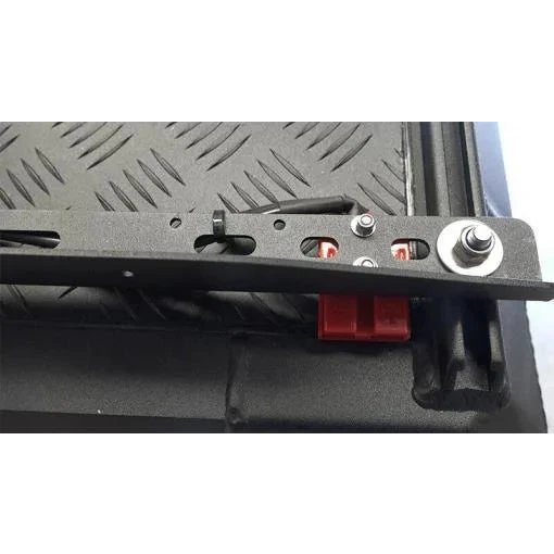 Close-up of the Bush Company Solar Panel Bracket for AX27, DX27 & TX27