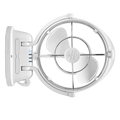 Caframo Sirocco II 12/24V White 7" Gimbal Fan w/ 3 Speed