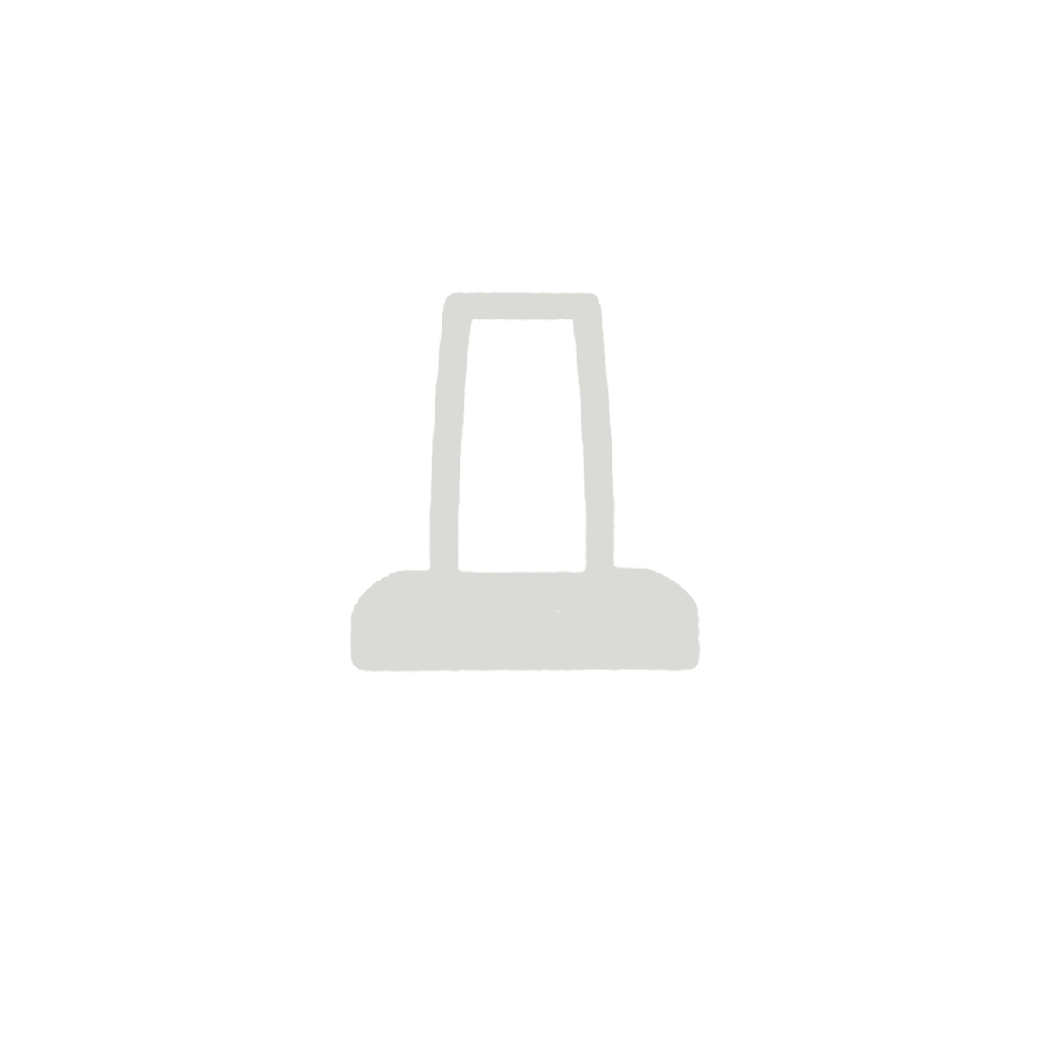 Line drawing of a small tapered lead battery post, labelled Small Terminal Post (SP) – Century battery