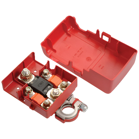 Fused Battery Distribution Terminal With Cover & Fuses