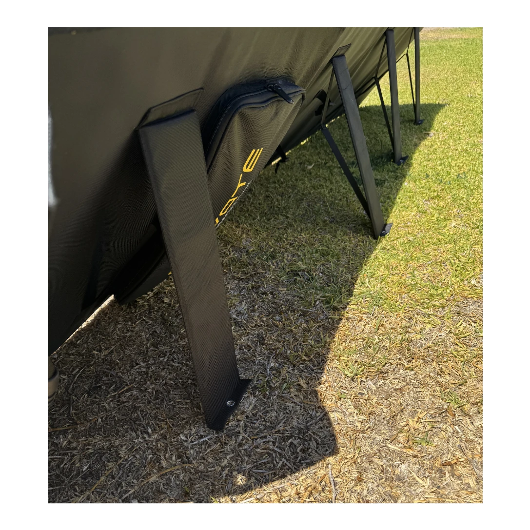 Foldable solar blanket laid out on grass – Elevate Automotive 200W 50V Solar Blanket – view 6