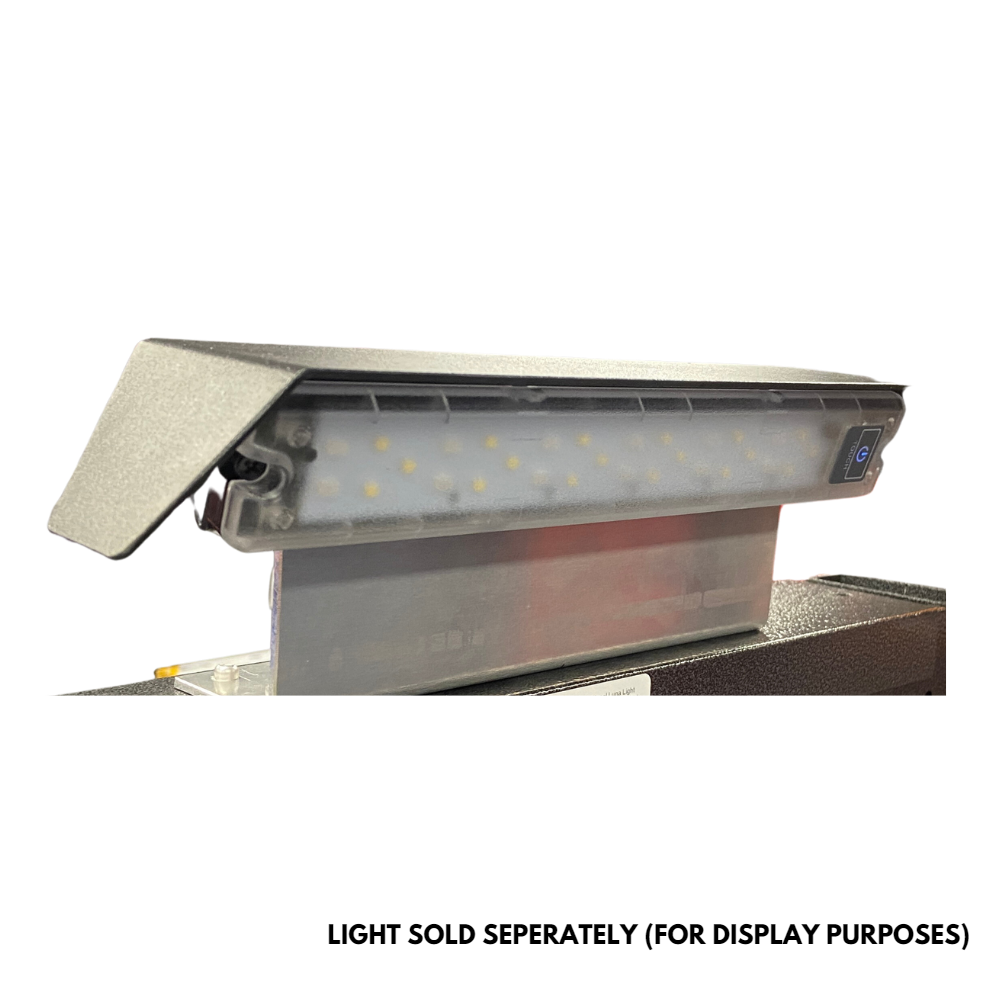 National Luna Light Universal Exterior Mounting Plate Black