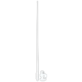 Uniden ATM301 VHF 1.8m Antenna & Fold down White
