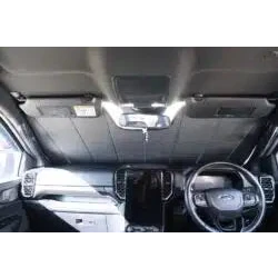 Ford Ranger, Everest & VW Amarok Front Windscreen SunShade 2022+ – view 3