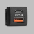 ALTIQ Toyota Small Square USB A/C QC3.0