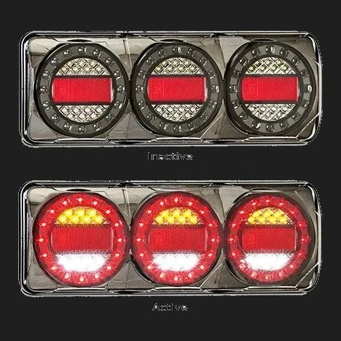 LED Autolamps - LED Black Chrome Reverse with Reflex Reflector 12-24V – view 2