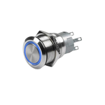 Series of Metal Push Button Switches w/LED On/Off, 19mm 5V