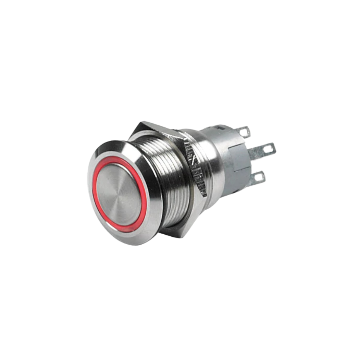Series of Metal Push Button Switches w/LED On/Off, 19mm 5V