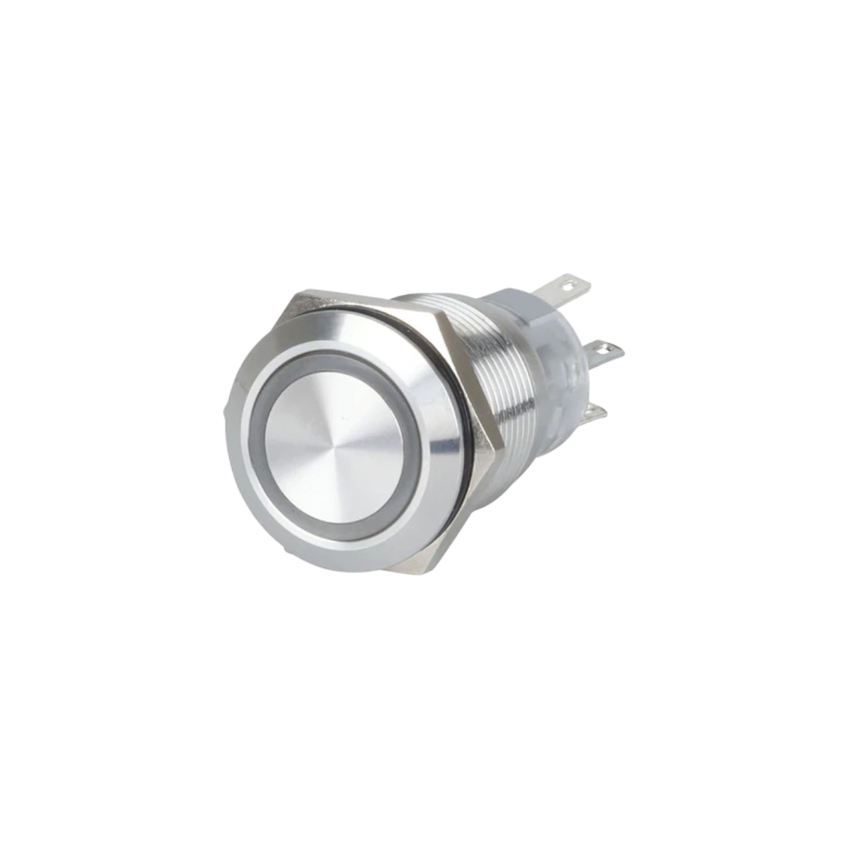 Series of Metal Push Button Switches w/LED On/Off, 19mm 5V