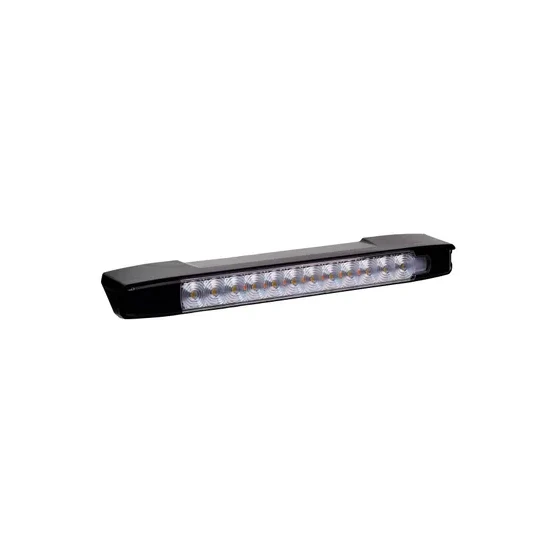 Narva 12V Dual Colour Awning Lamp (White/Amber) with Black Housing