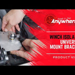 Toyota Landcruiser 70 series Winch Isolator Plate