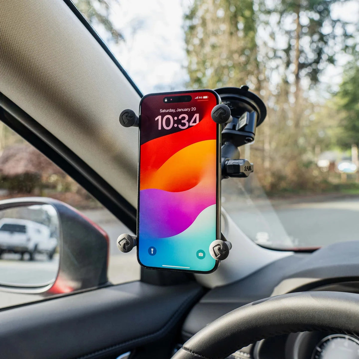 RAM® X-Grip® Large Phone Mount with Twist-Lock™ Suction Cup - Medium – view 4