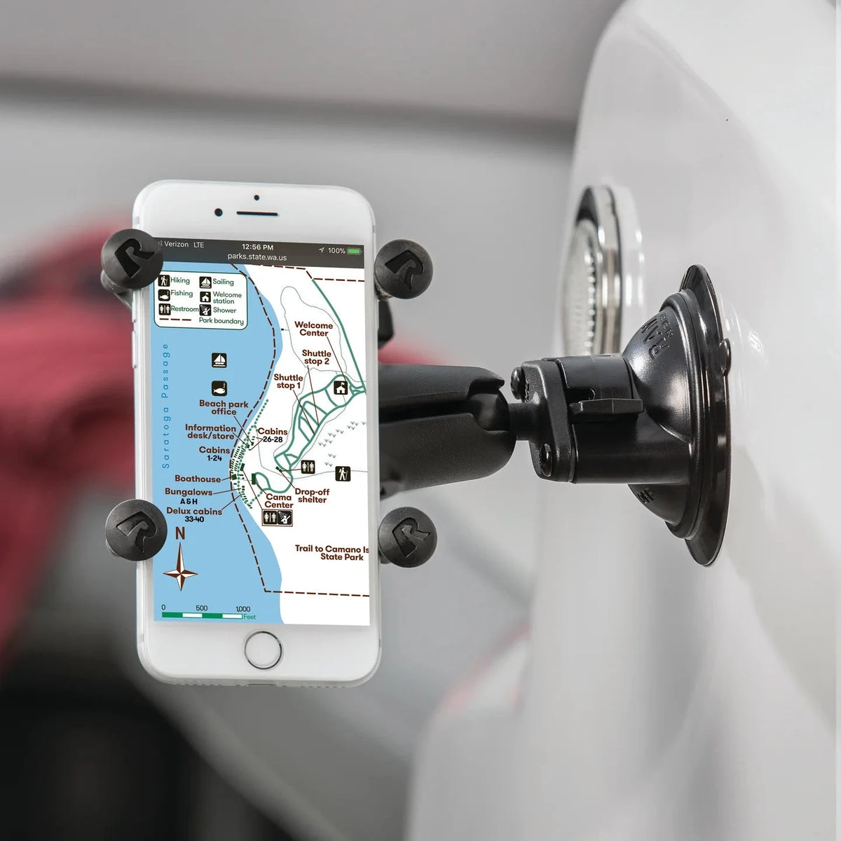 RAM® Twist-Lock™ Suction Cup Base with Ball – view 4
