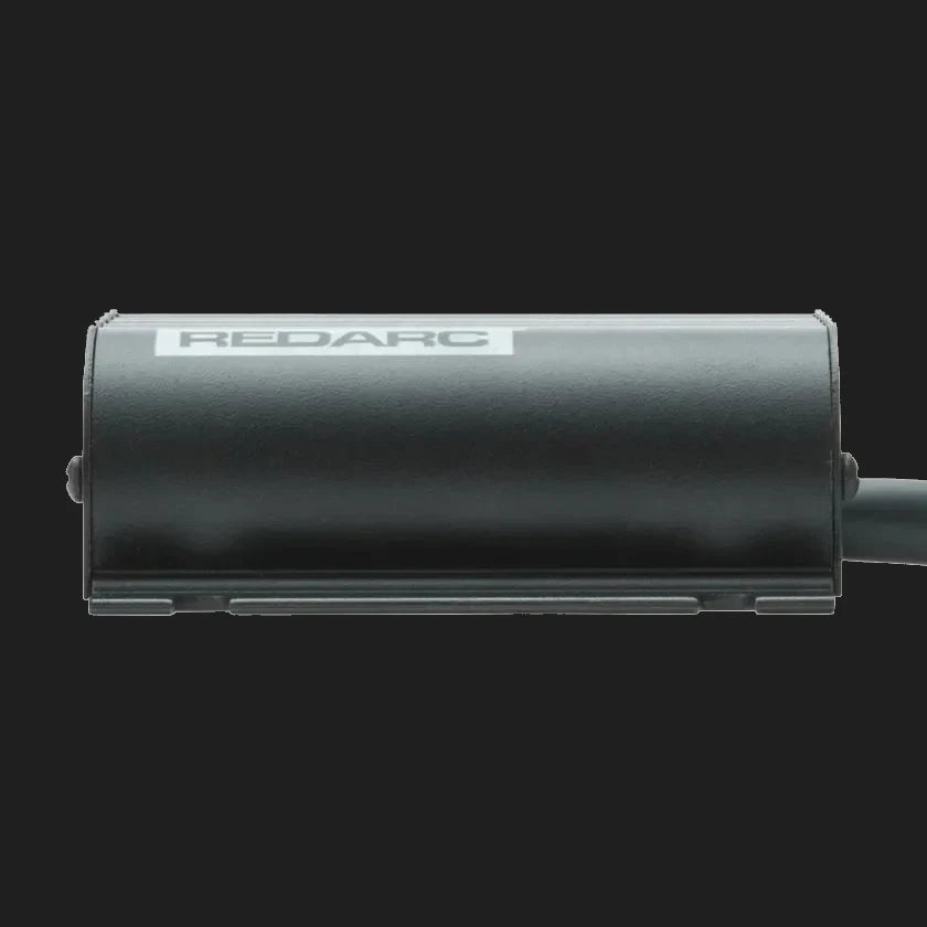 Redarc BCDC1220-IGN rear mounting face with fixing holes for under-bonnet, cabin or canopy install
