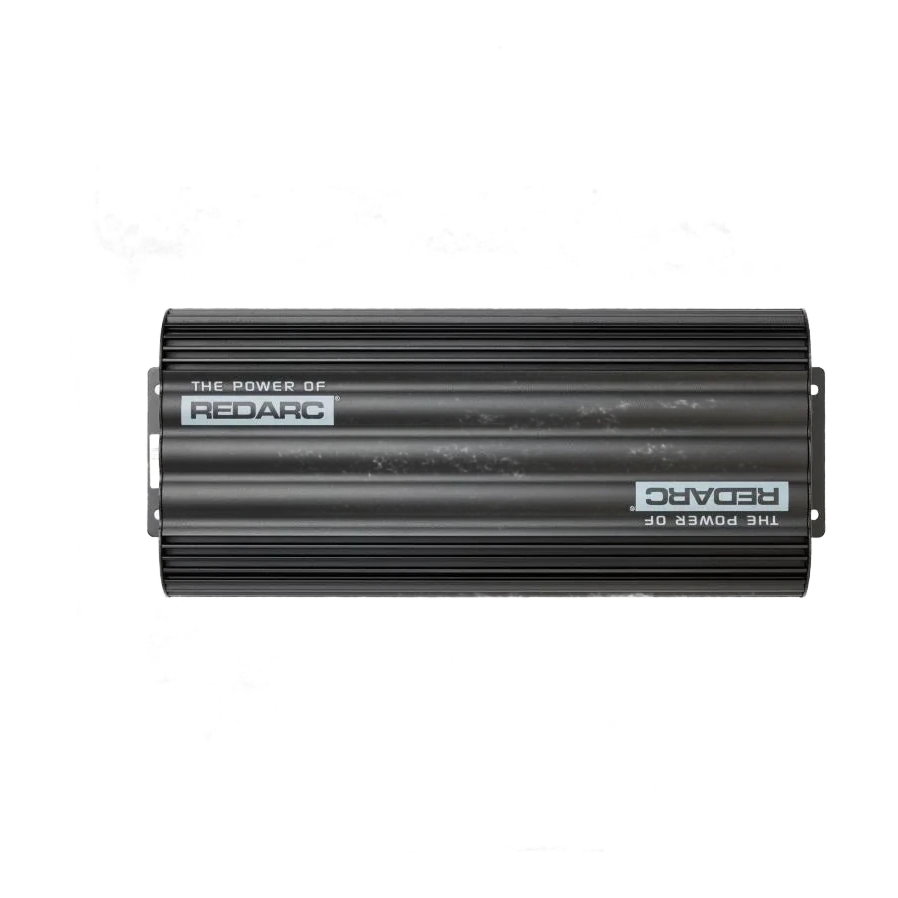 Redarc Manager30 BMS1230S3R RedVision remote display close-up on supplied 4m RJ45 cable