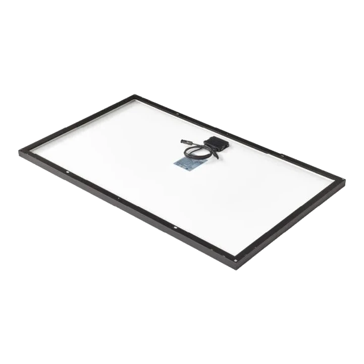 REDARC SOLAR PANEL 12V 200W MONOCRYSTALLINE Black Frame (780x1300x35) back view