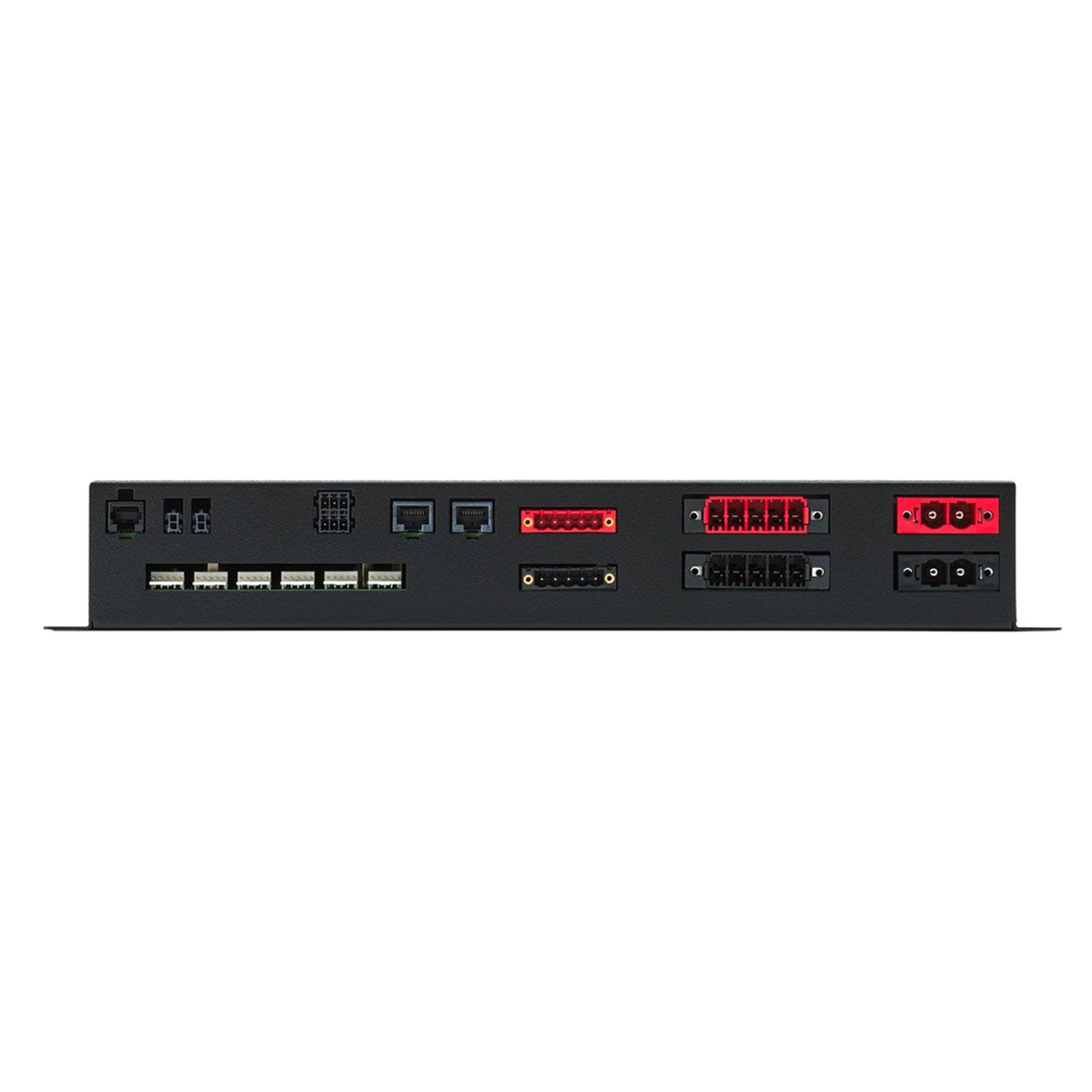 Redarc TVMS1280-DBV2 TVMS Prime Control Module end-on view showing input and output connector banks