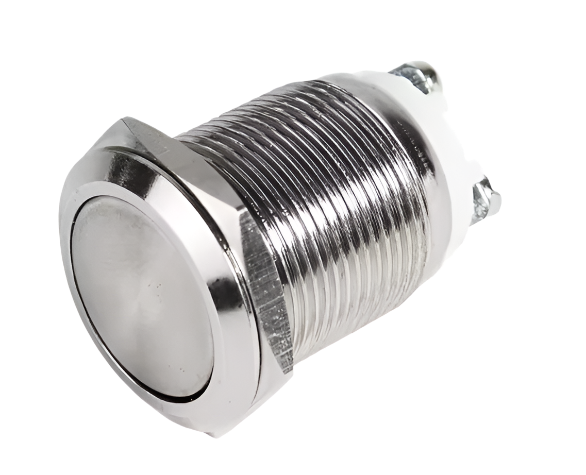 Series of Metal Push Button Switches w/LED On/Off, 19mm 5V