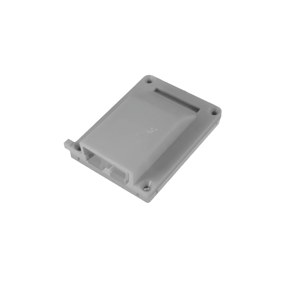White slimline surface-mount housing for 50A Anderson-style plug